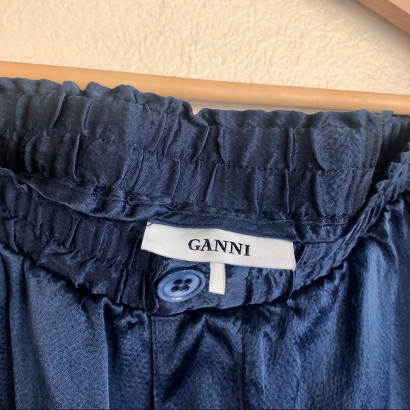 {Ganni} Trinity Seersucker Button Down/Trouser SET - Picture 14 of 15